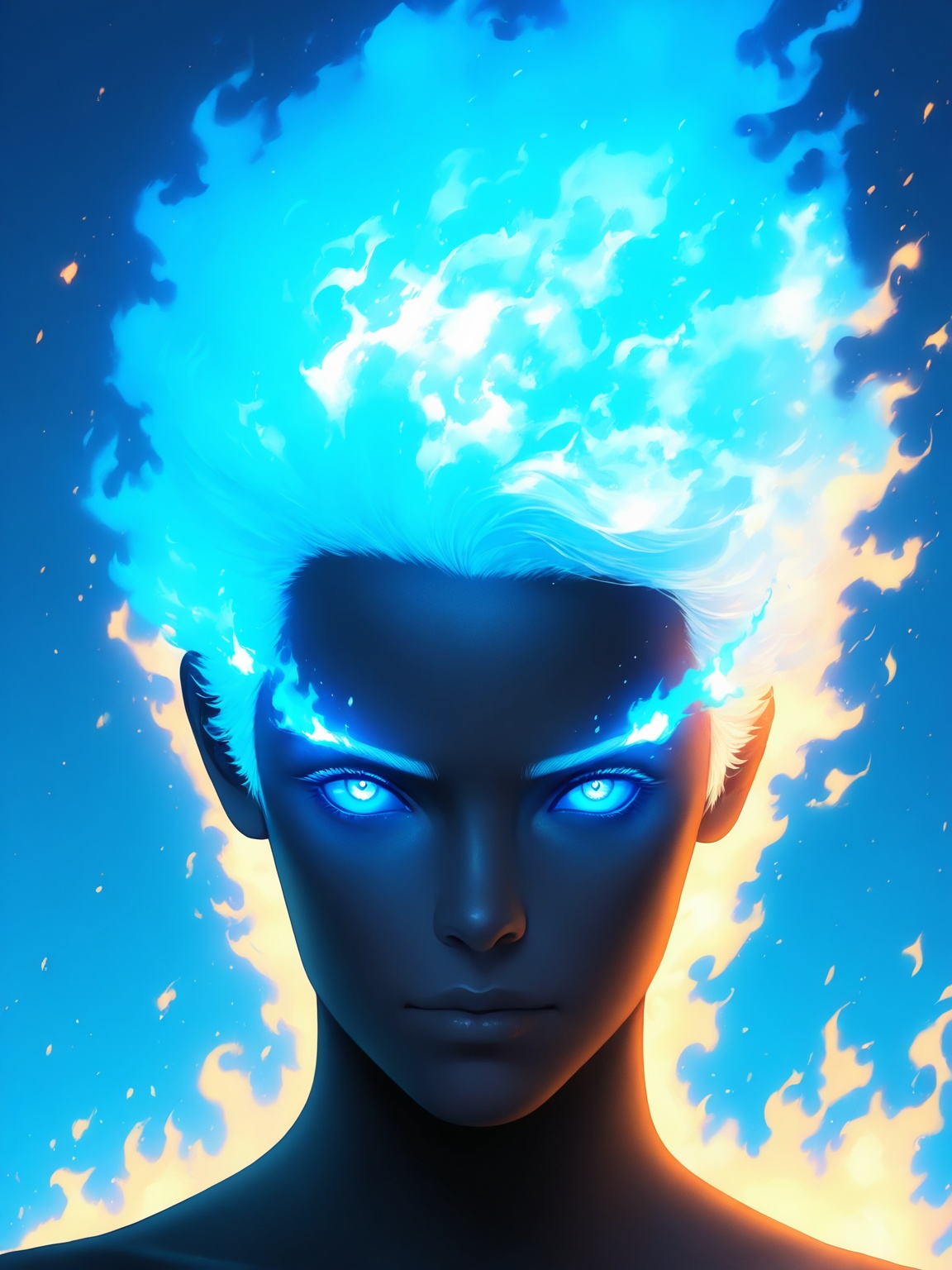 solo,  looking at viewer,  short hair on Tensor.Art