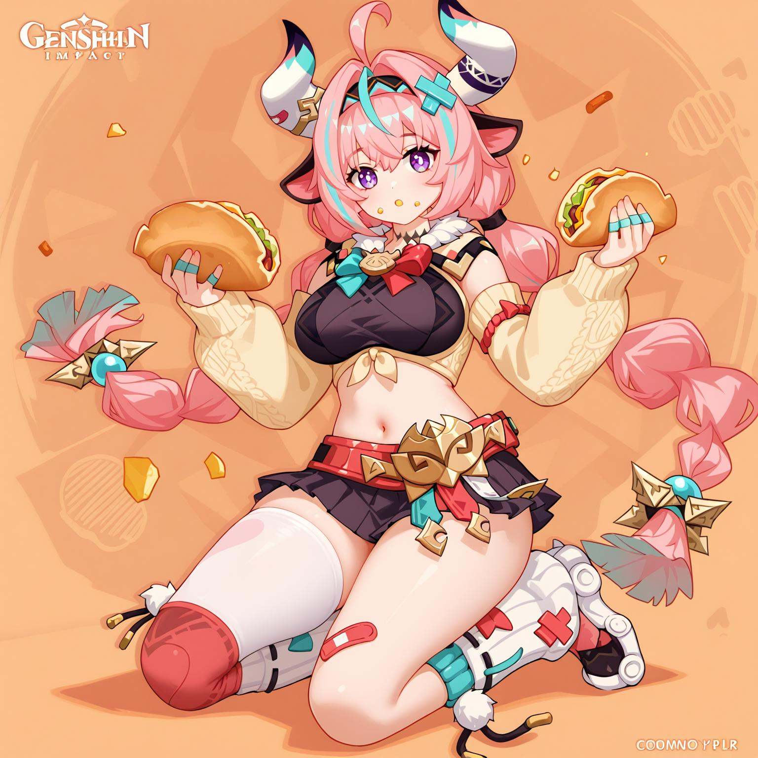 varesa \(genshin impact\),  1girl,  breasts on Tensor.Art