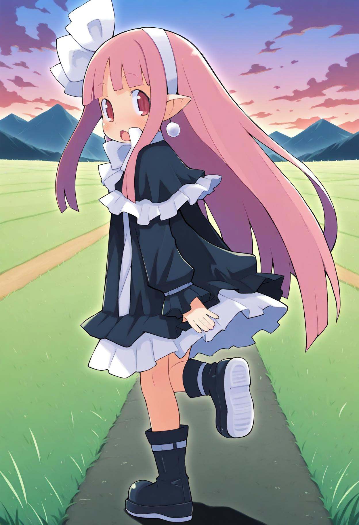 1girl,  mage \(disgaea\),  harada takehito on Tensor.Art