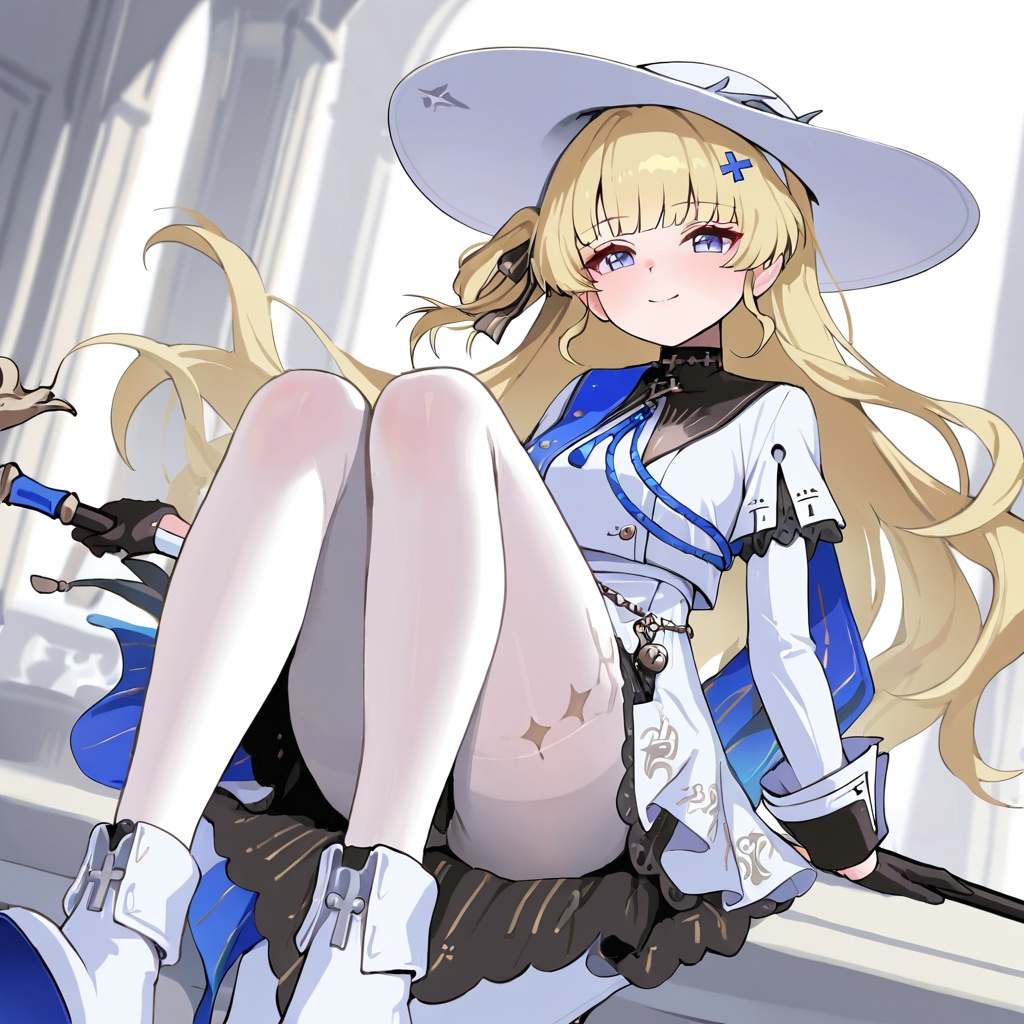 Phoebe (Wuthering Waves),  blonde hair,  long hair on Tensor.Art