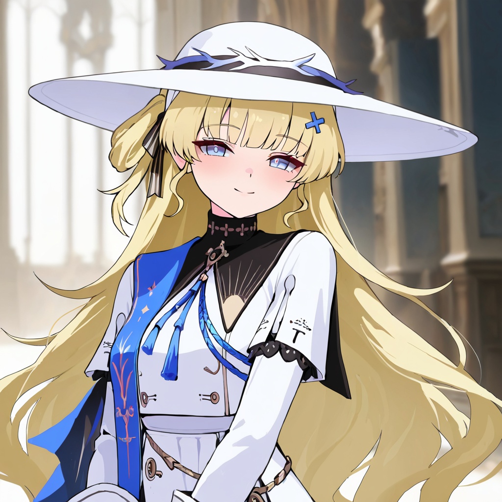 Phoebe (Wuthering Waves),  blonde hair,  long hair on Tensor.Art