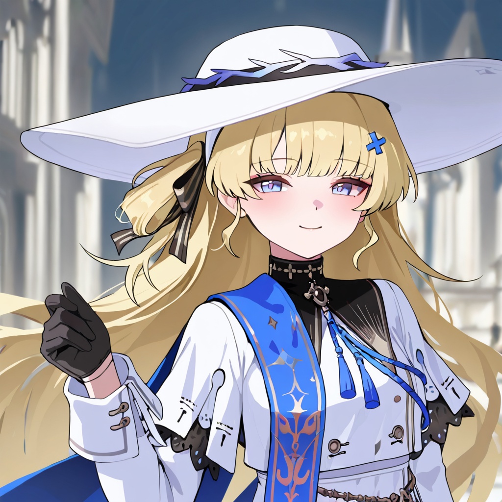 Phoebe (Wuthering Waves),  blonde hair,  long hair on Tensor.Art