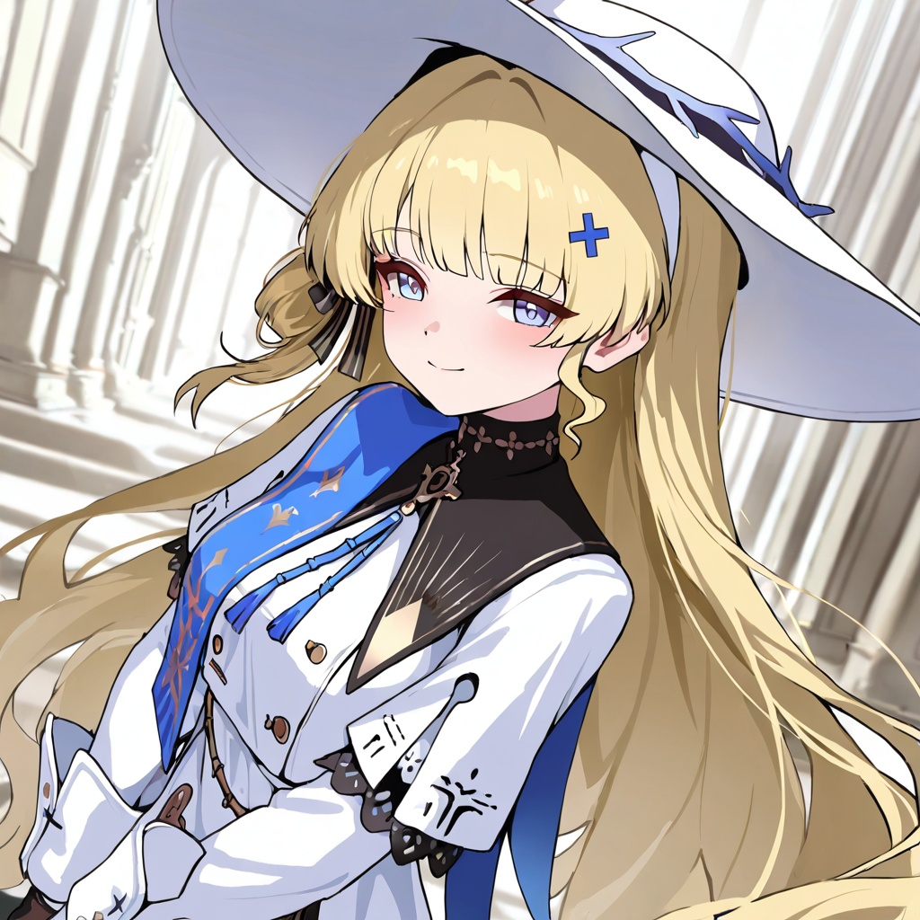 Phoebe (Wuthering Waves),  blonde hair,  long hair on Tensor.Art