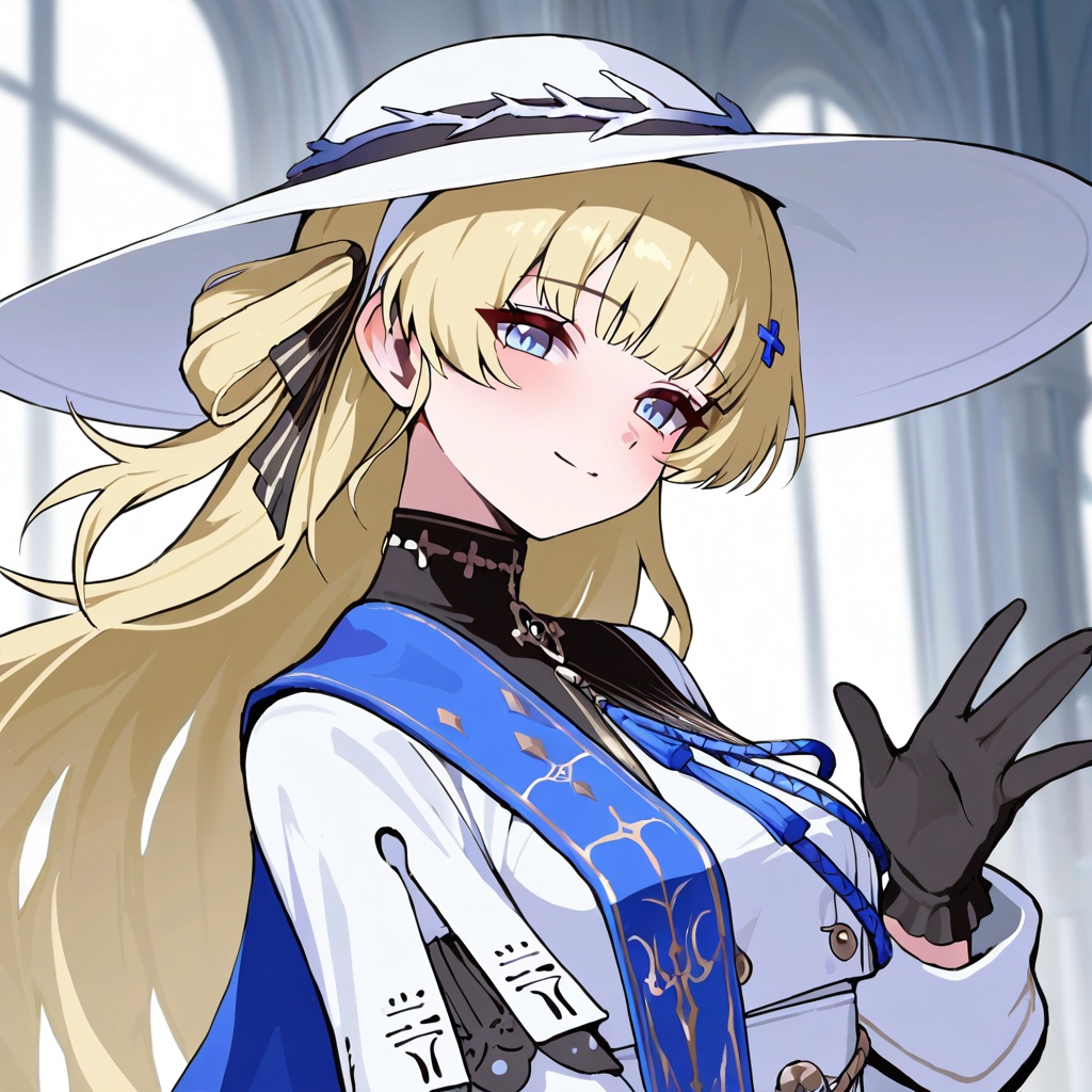 Phoebe (Wuthering Waves),  blonde hair,  long hair on Tensor.Art