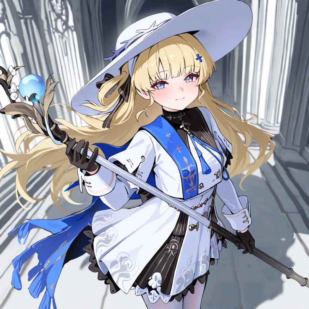 Phoebe (Wuthering Waves),  blonde hair,  long hair on Tensor.Art