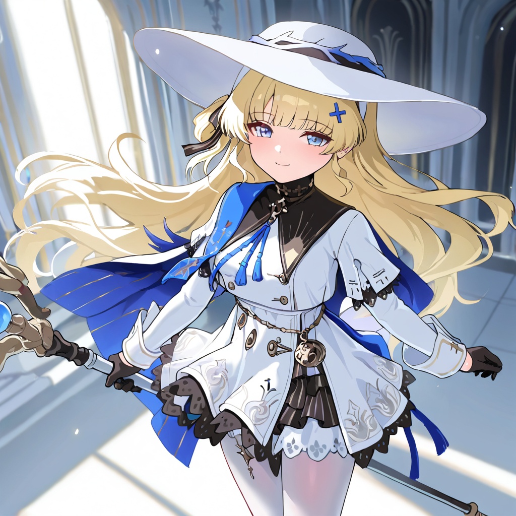 Phoebe (Wuthering Waves),  blonde hair,  long hair on Tensor.Art