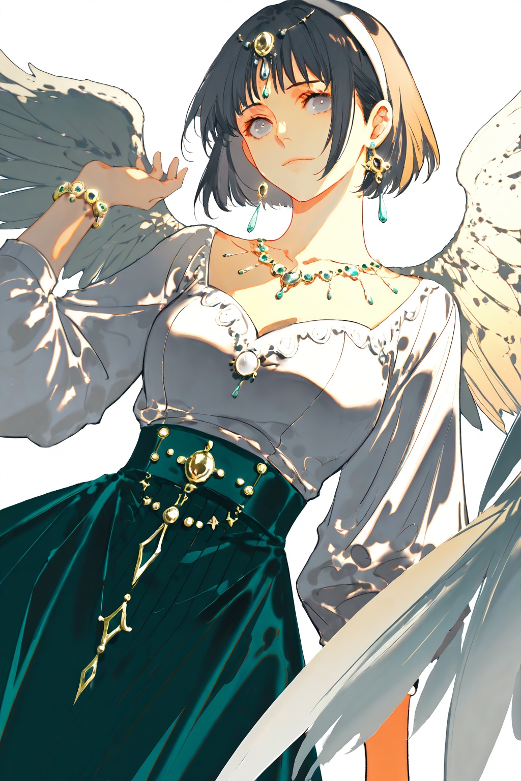style_27,  BREAK 1girl,  angel on Tensor.Art
