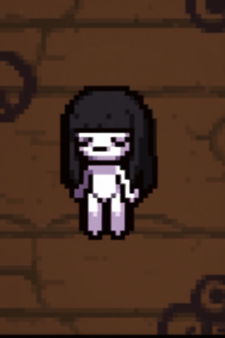 pixel art,  1girl,  mei \(the binding of isaac\) on Tensor.Art