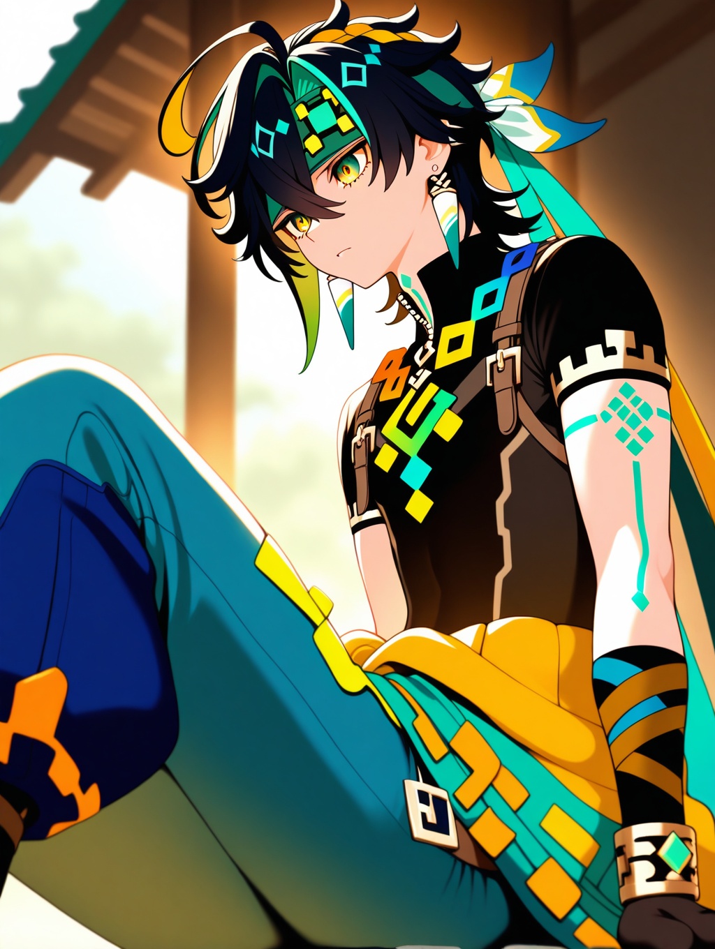 masterpiece,  best quality,  1boy on Tensor.Art