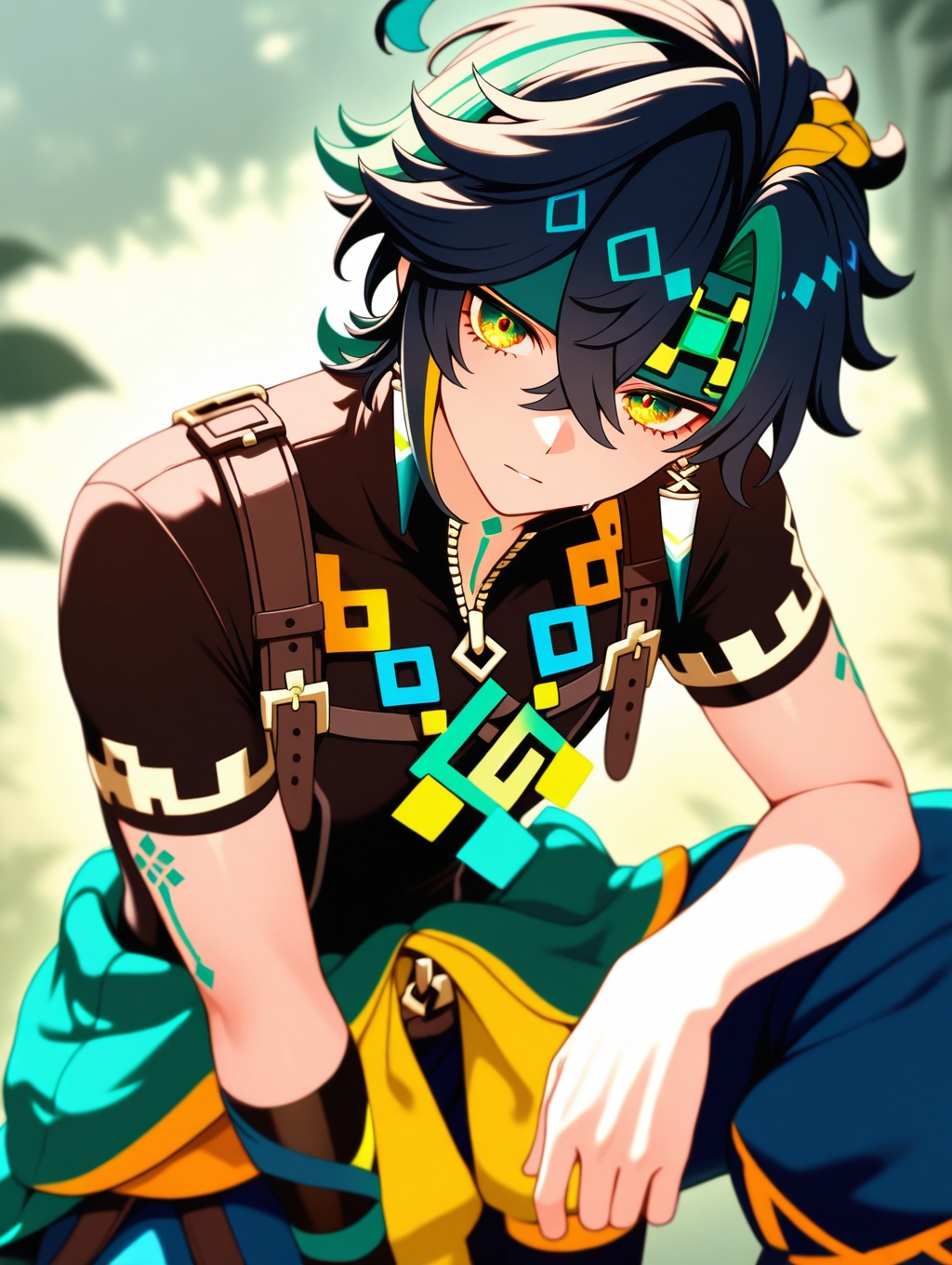 masterpiece,  best quality,  1boy on Tensor.Art