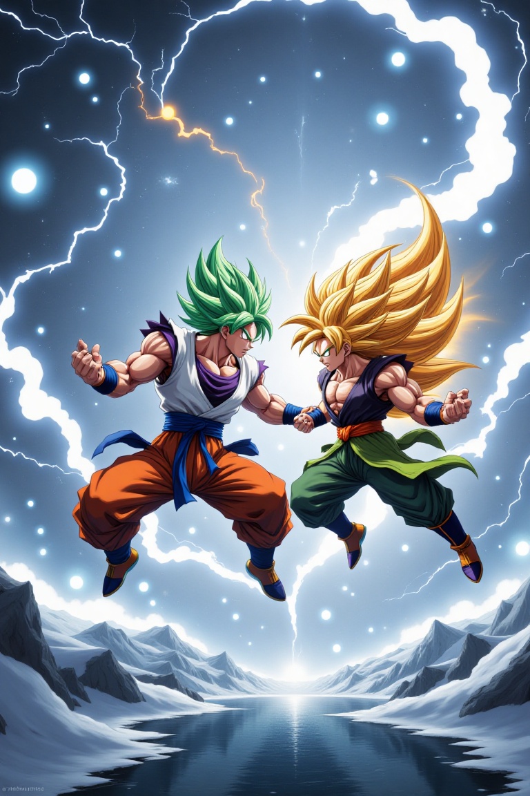 Dbz Characters [(Dragon Ball Z)] 2025 Art. Toyotaro style,  masterpiece,  movie on Tensor.Art