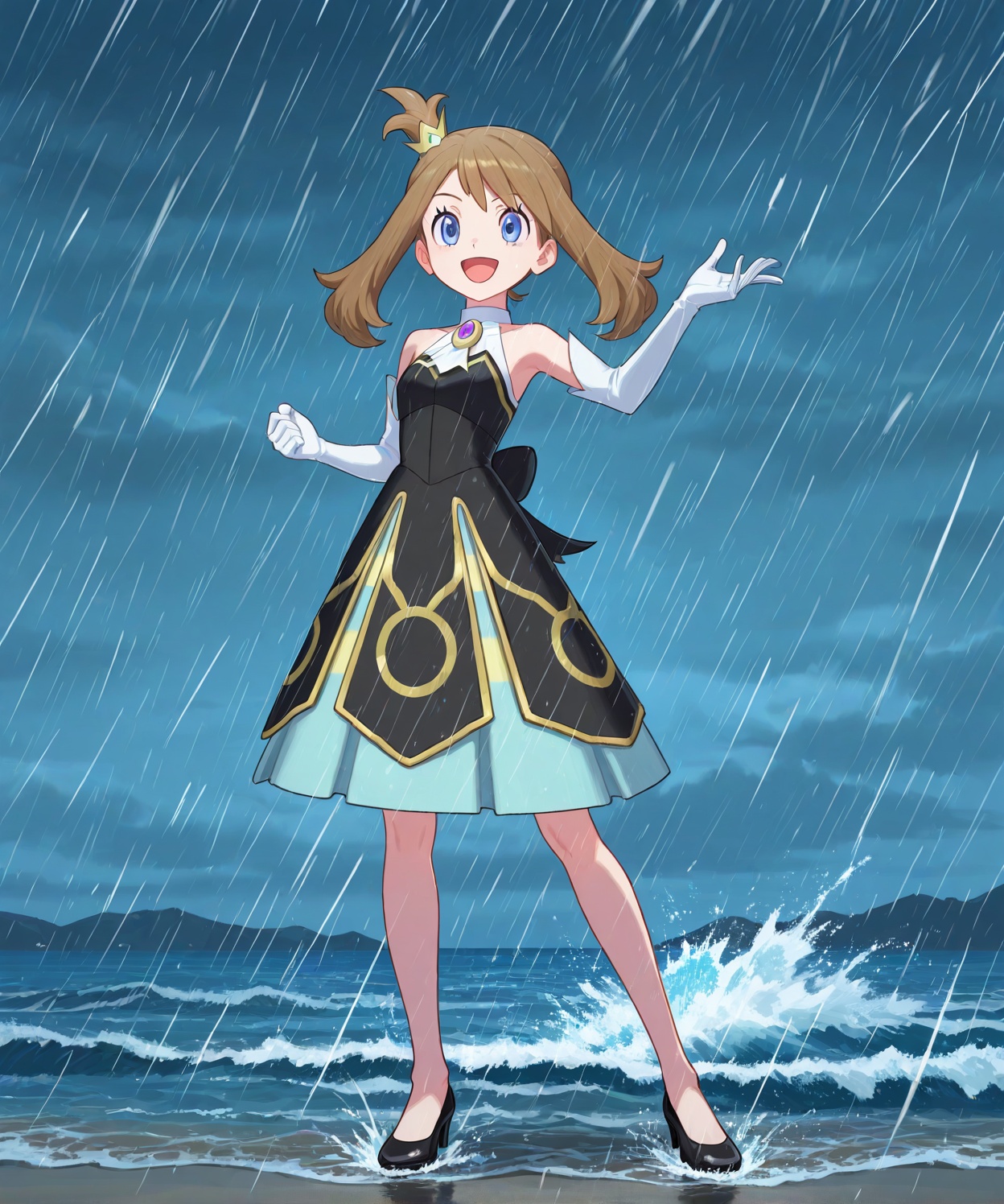 May_Champion,  blue_eyes,  gloves on Tensor.Art