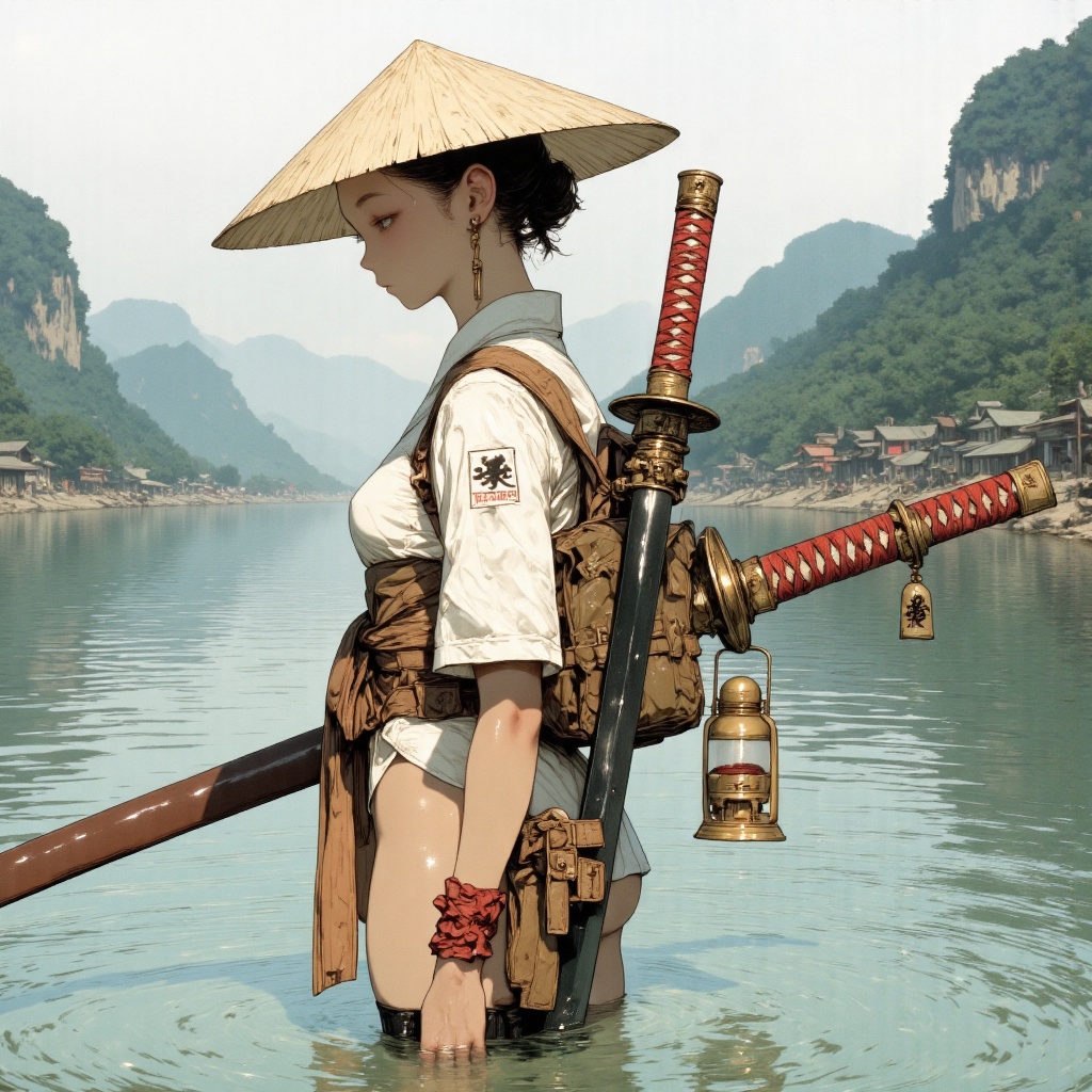 Japanese Culture Style,  Neo Photorealistic Art,  Emotional Photos on Tensor.Art