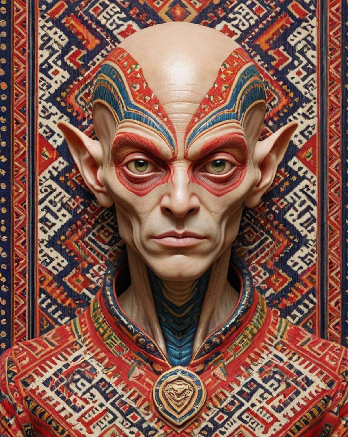 painting,  Male Alien,  man on Tensor.Art