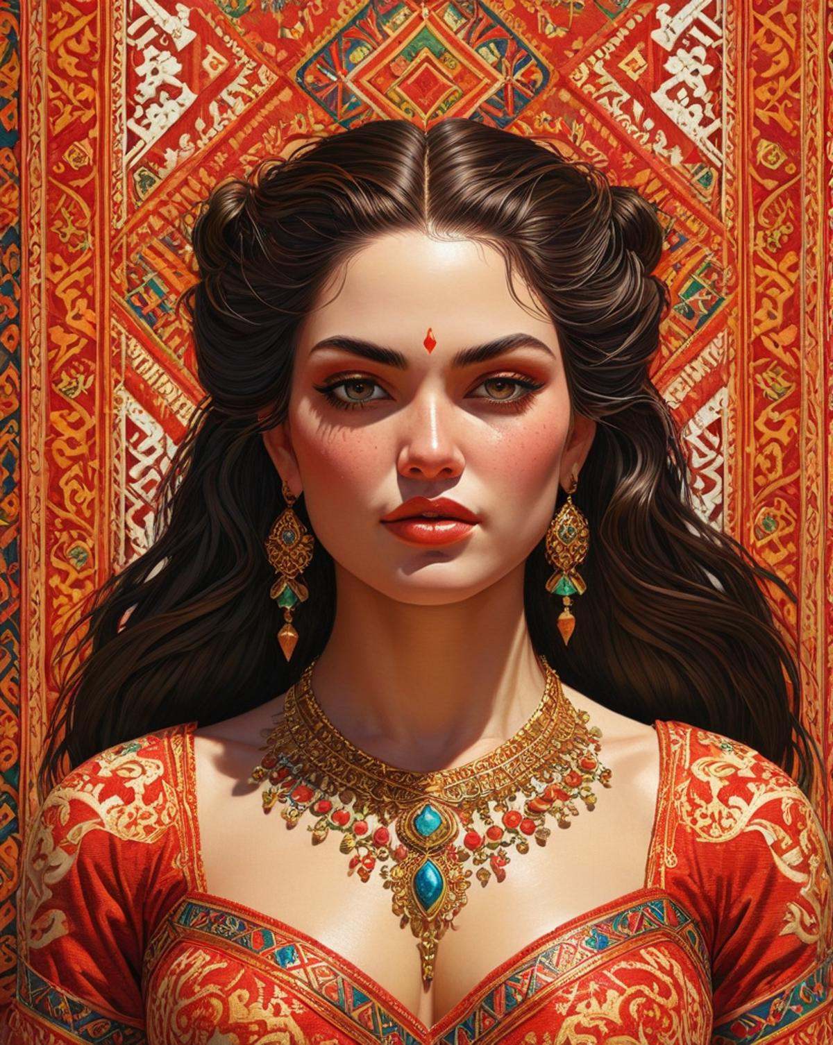 painting,  Female Giant,  Evil on Tensor.Art