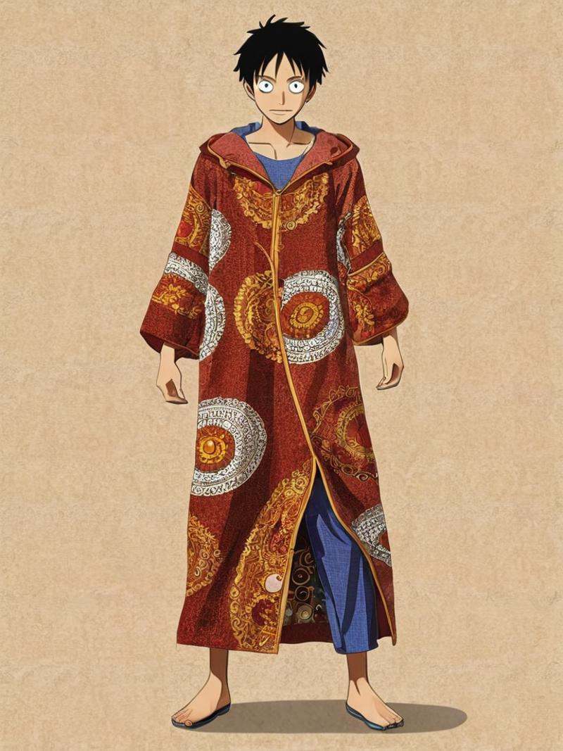 full body,  of a masterpiece,  Monkey D. Luffy on Tensor.Art