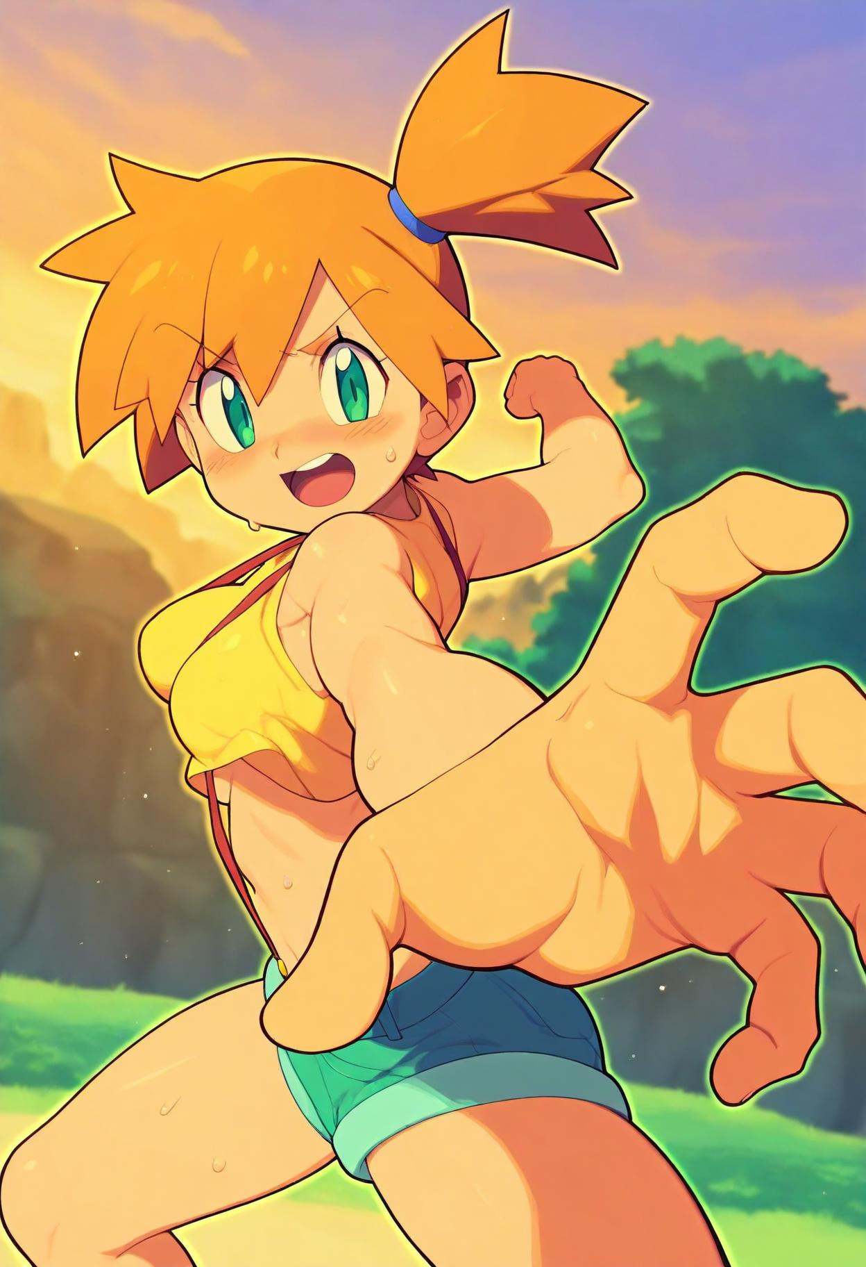 1girl,  misty \(pokemon\),  pokemon on Tensor.Art