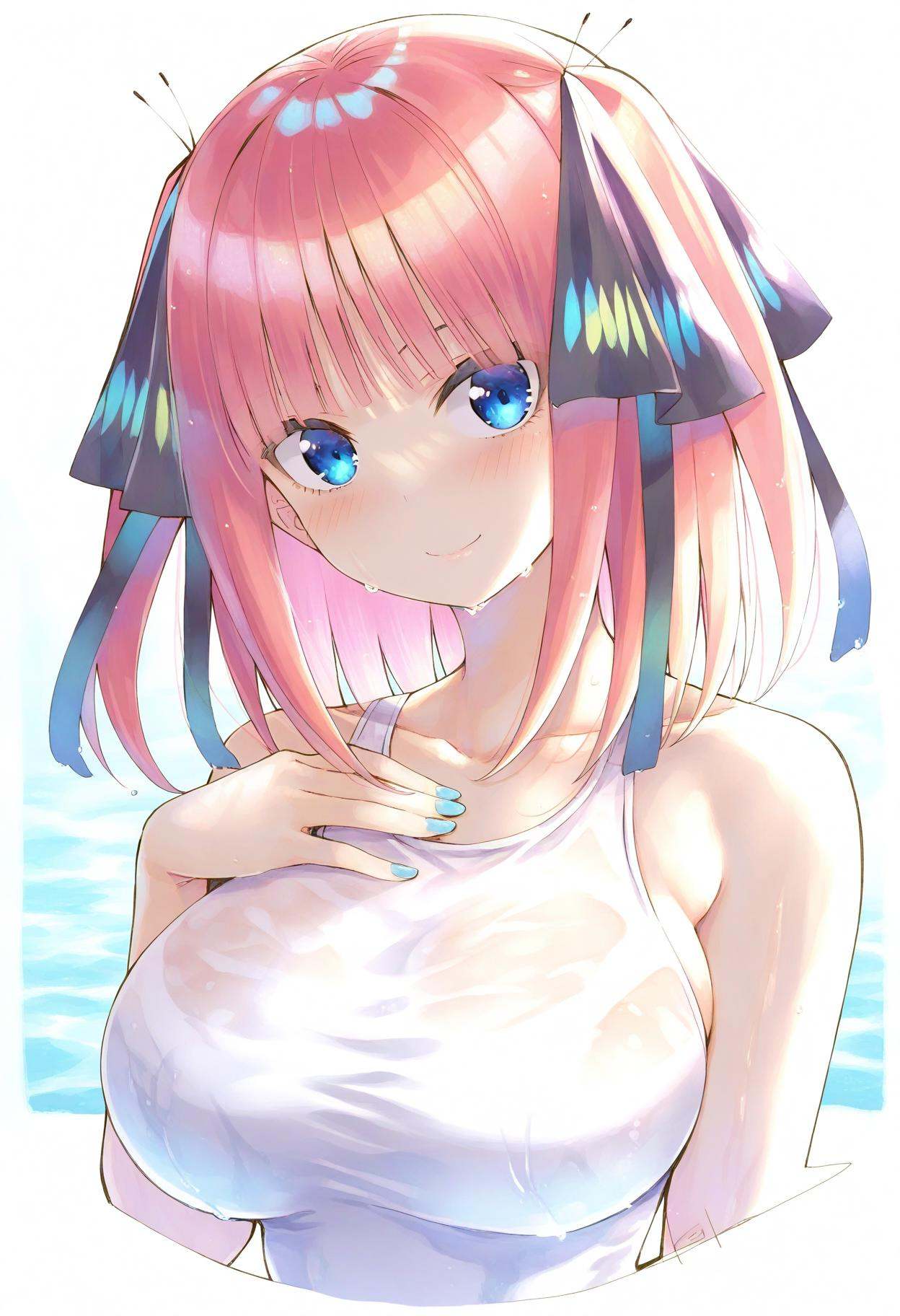1girl,  nakano nino,  go-toubun no hanayome on Tensor.Art