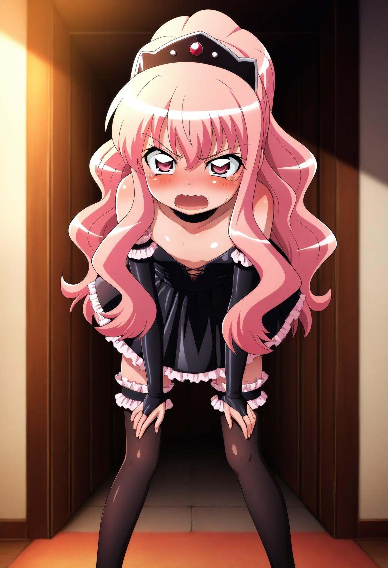 1girl,  louise francoise le blanc de la valliere,  special maid outfit on Tensor.Art