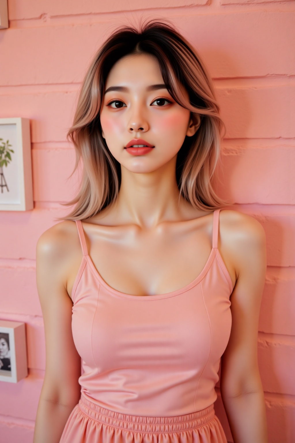 Visualize a breathtaking high fashion photograph of a beautiful woman,  taken with a Hasselblad X2D C100,  with perfect st...