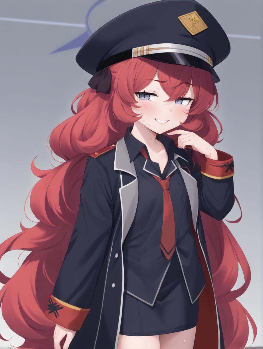 seductive smile,  gradient hair,  low twintails on Tensor.Art