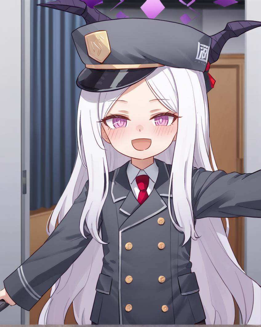 hina,  looking at viewer,  happy on Tensor.Art