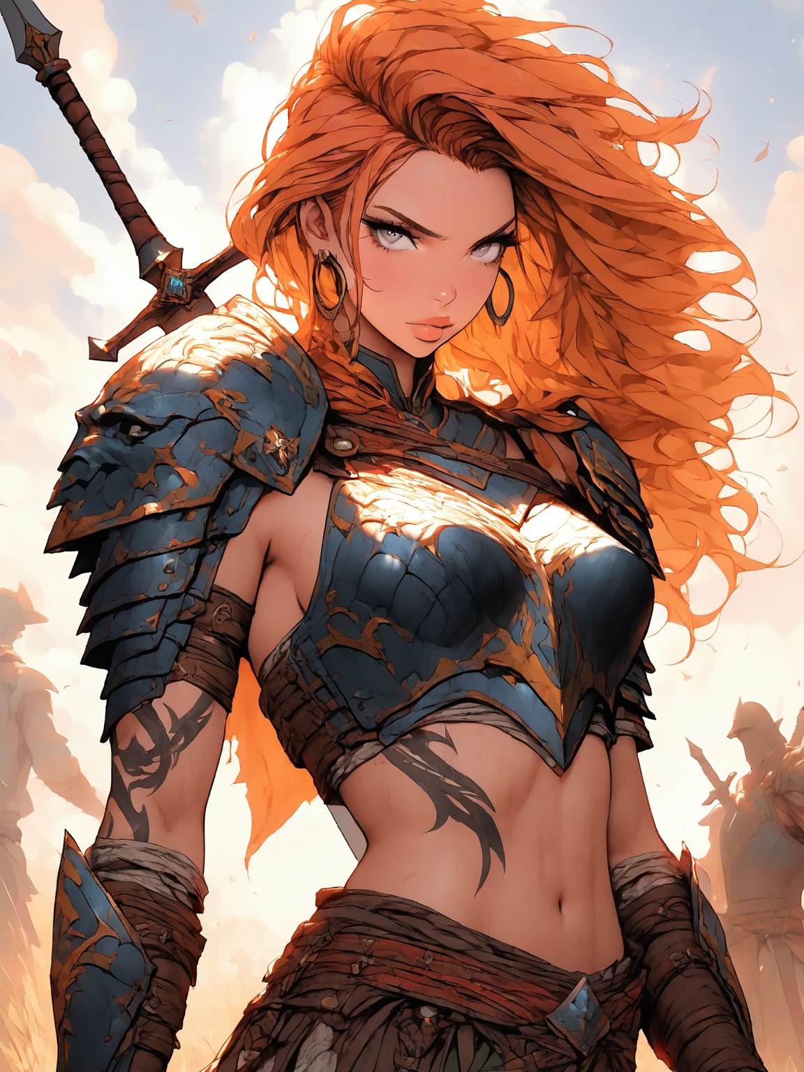 1girl,  solo,  long hair on Tensor.Art