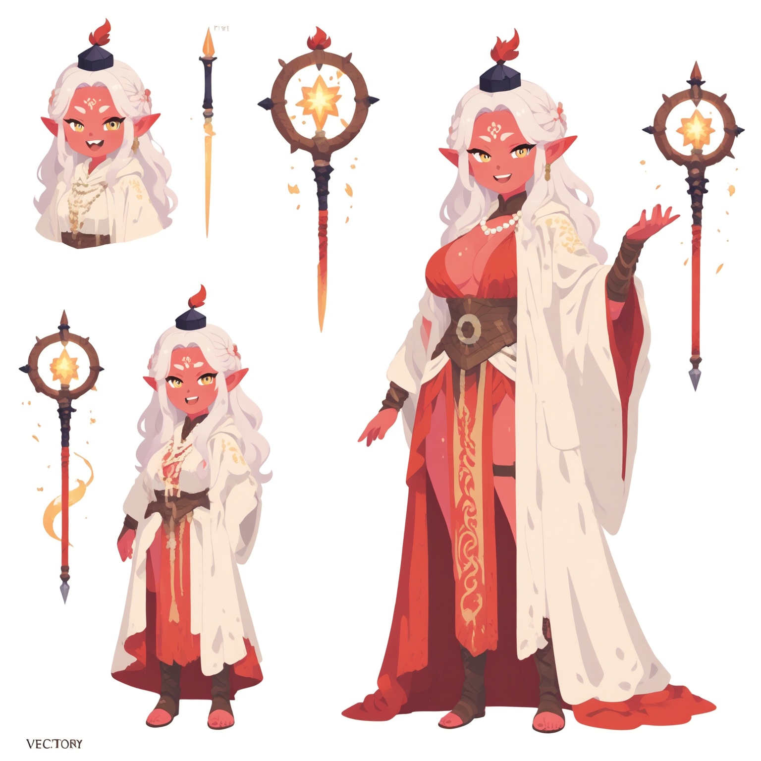 (((Cherry Blossom Tengu,  Rosy Red Skin,  Laughing on Tensor.Art