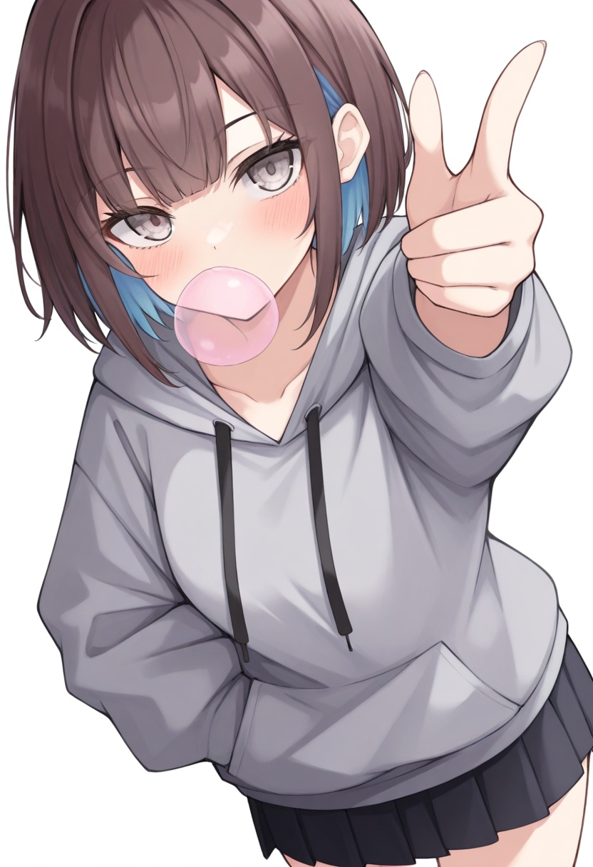 1girl,  solo,  blush on Tensor.Art