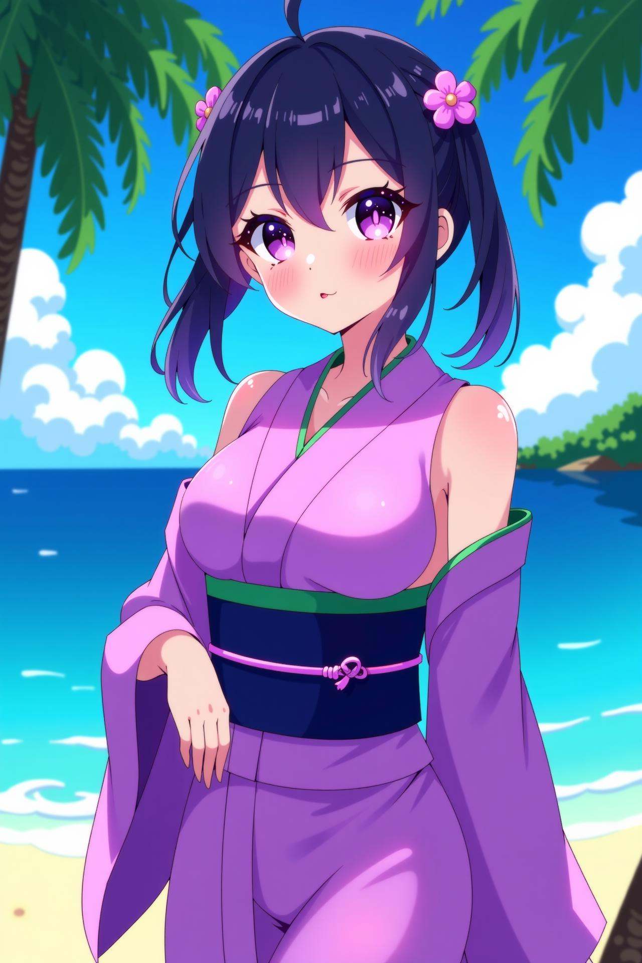Positive prompt:This is a colored,  inked manga cover art of 1girl,  sexy on Tensor.Art