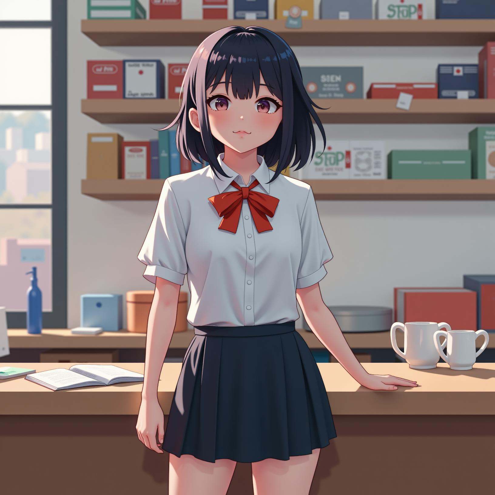 Positive prompt:This is a high quality anime style digital painting of 1girl,  kawaii,  sexy on Tensor.Art