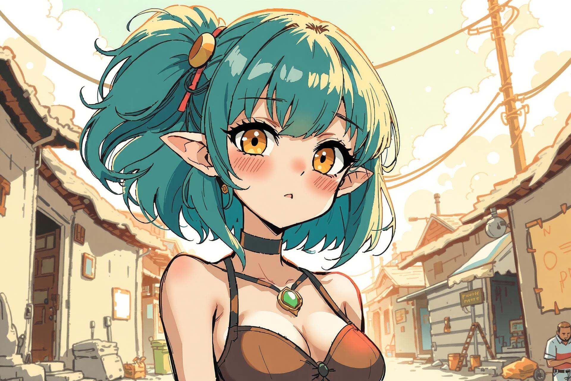 Positive prompt:This is a anime style sketch of 1girl,  MILF,  sexy on Tensor.Art
