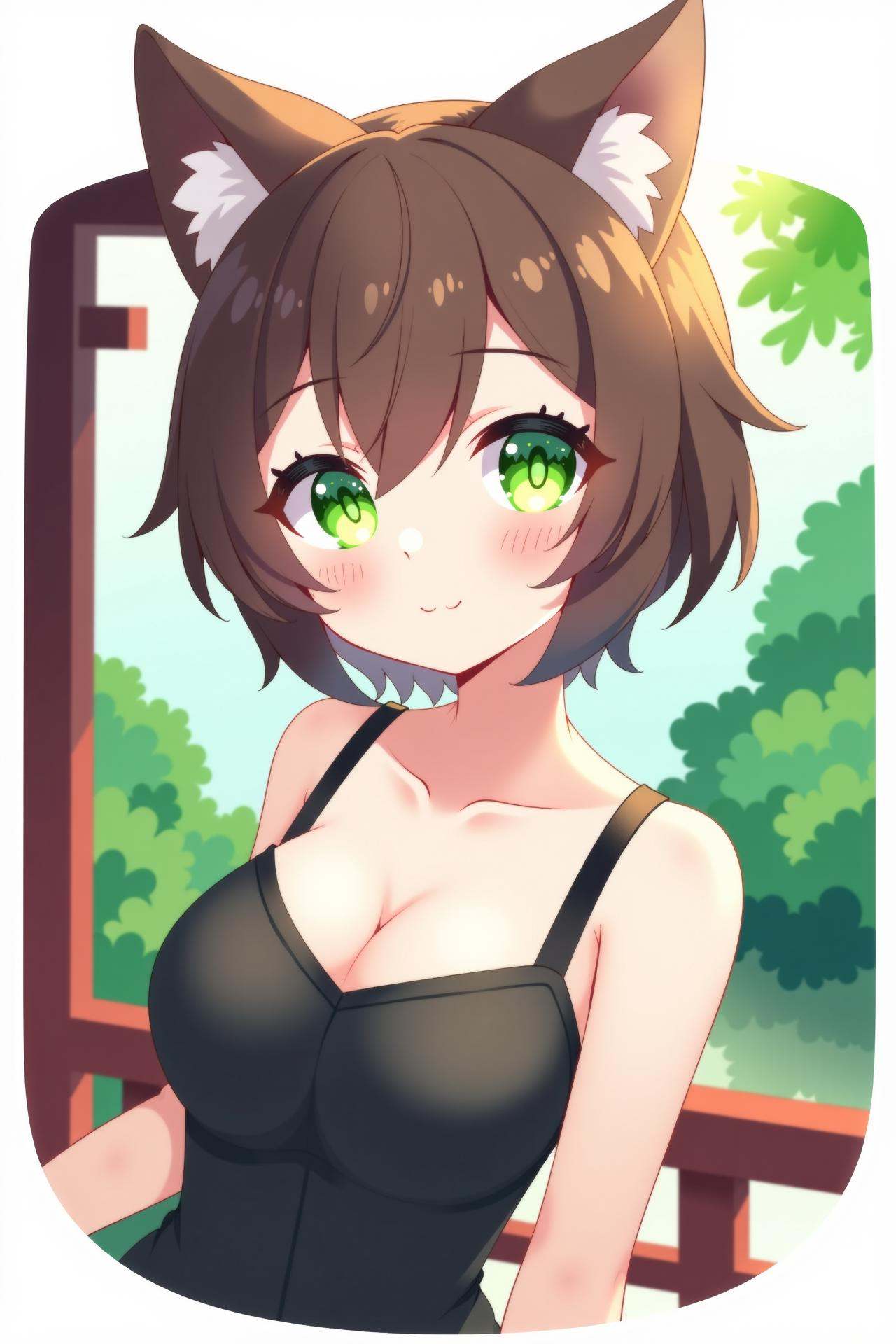 Positive prompt:This is a kawaii sticker of 1girl,  sexy,  wolf girl on Tensor.Art