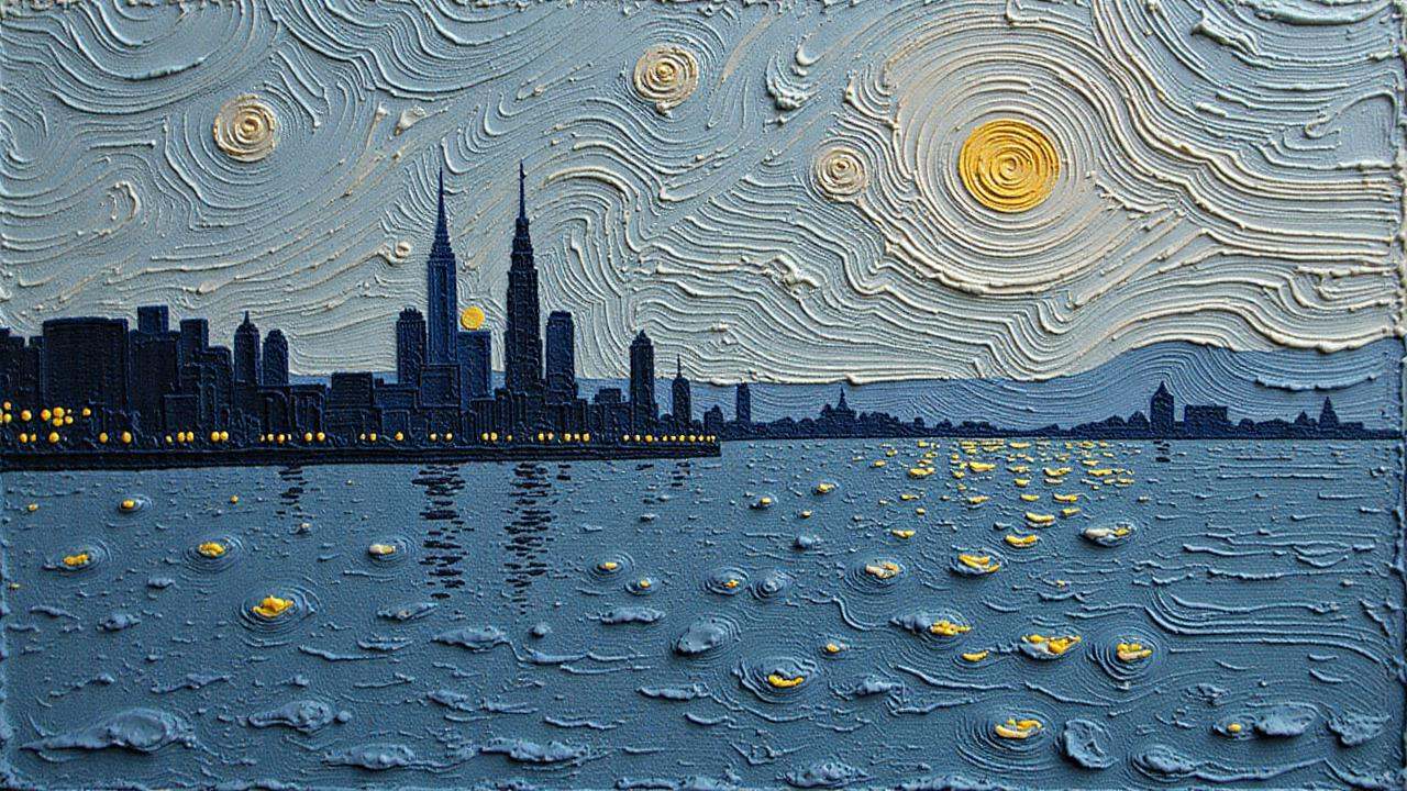 Positive prompt: impasto oil painting on Tensor.Art