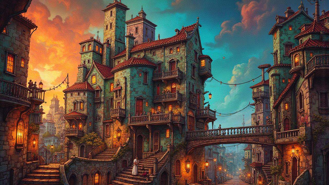 Positive prompt:surreal intricate colored drawing,  lustrous medium firebrick,  elfpunk on Tensor.Art