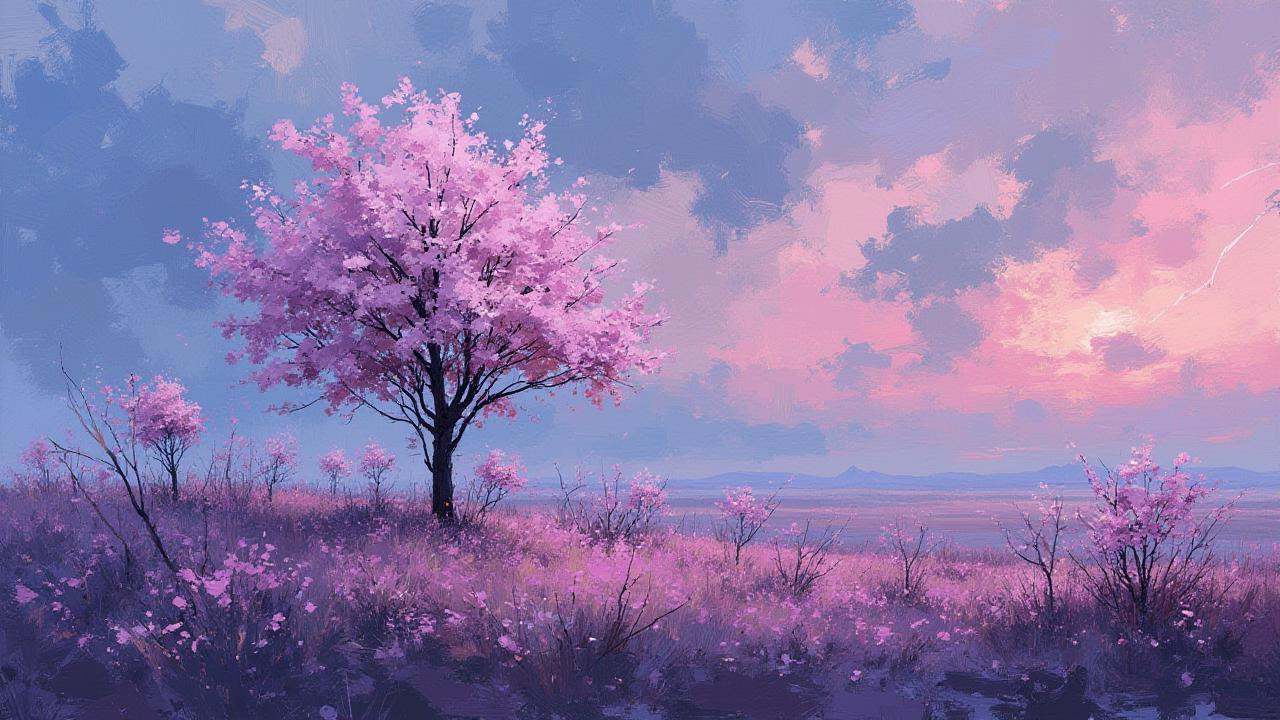 Positive prompt: rough digital painting,  impressionist,  pastel muted cadetblue and neon firebrick and matte mediumviolet...