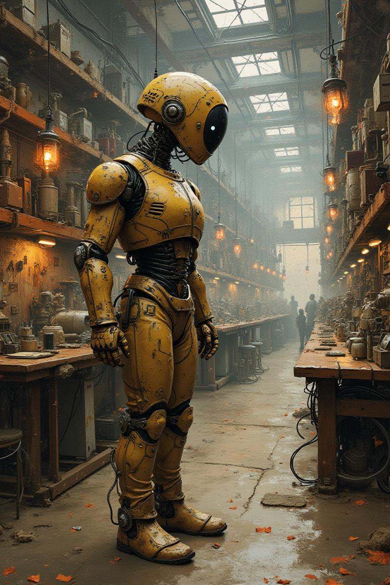Positive prompt: digital painting,  epic urban retro 1950s space fantasy,  well-lit interior on Tensor.Art