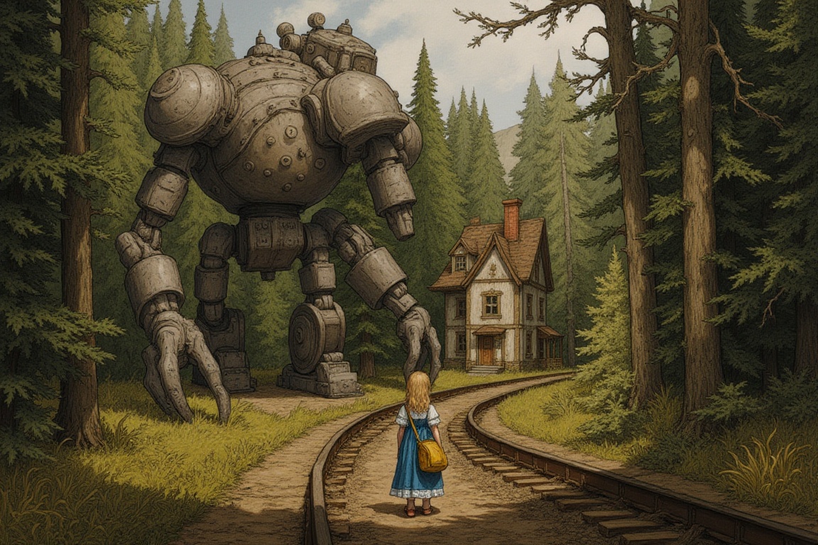 newest,  late,  a whimsical scene with a large on Tensor.Art
