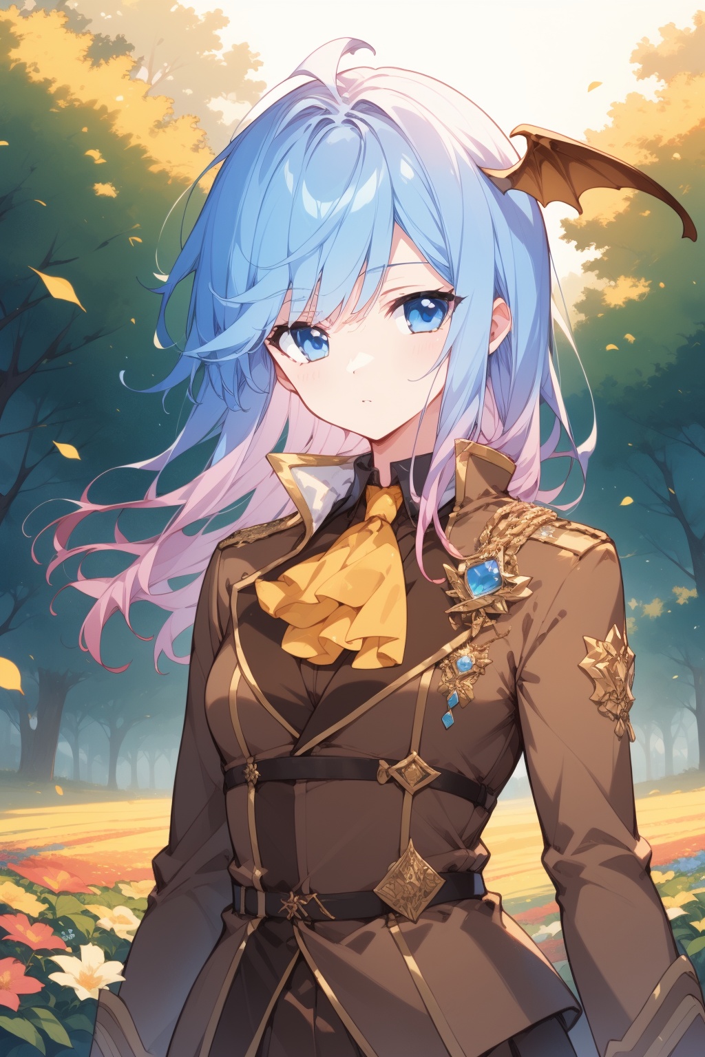 flower field,  1girl,  solo on Tensor.Art