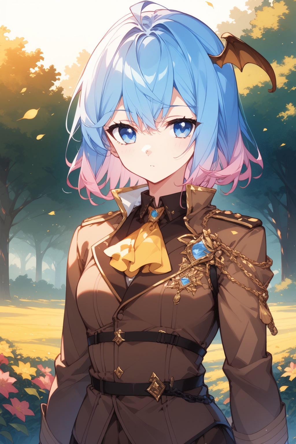 flower field,  1girl,  solo on Tensor.Art