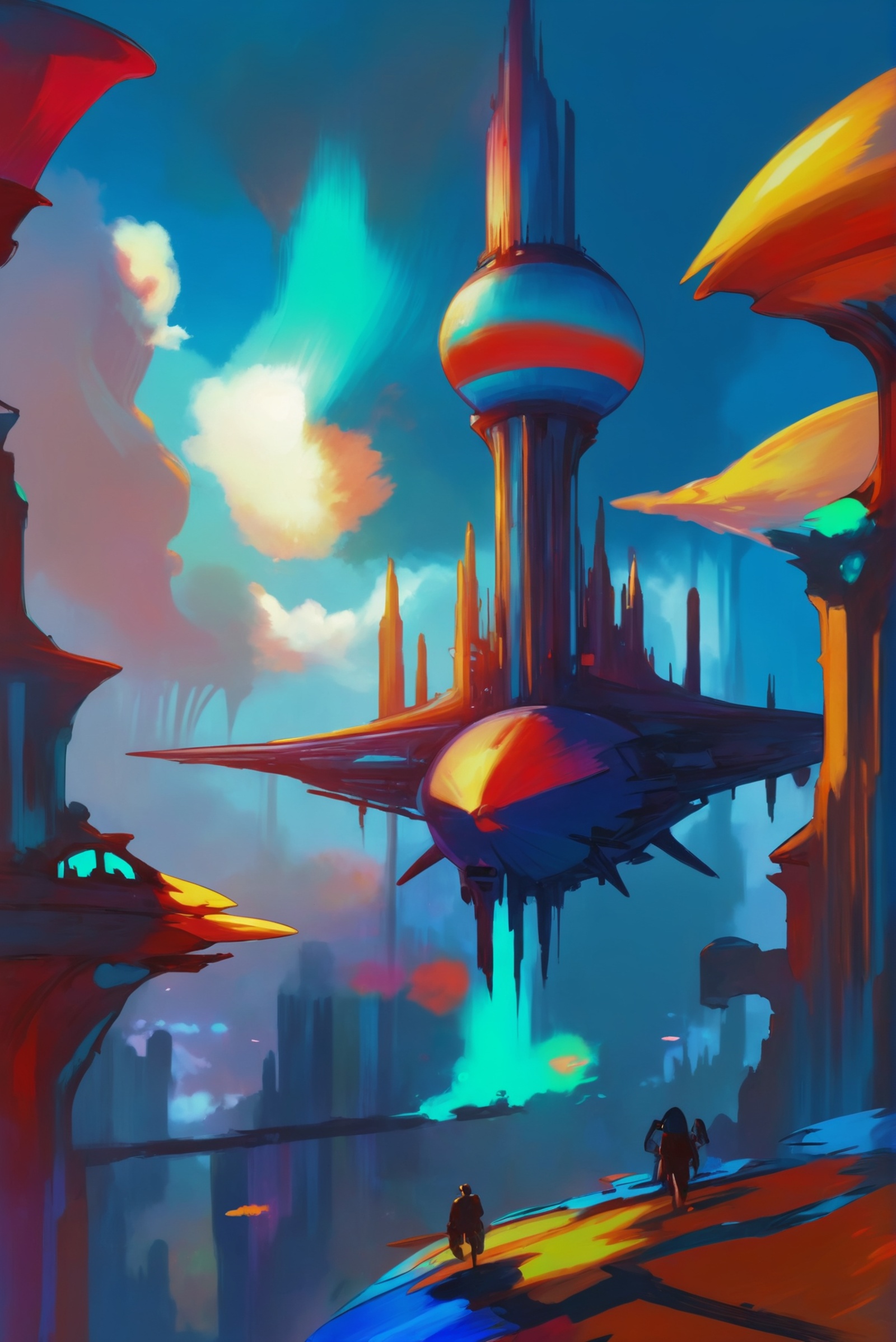 digital painting,  epic fantasy,  gargantuan on Tensor.Art