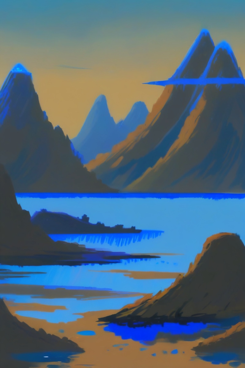 lineart,  blue oil pastel sketch on simple background,  anime style on Tensor.Art