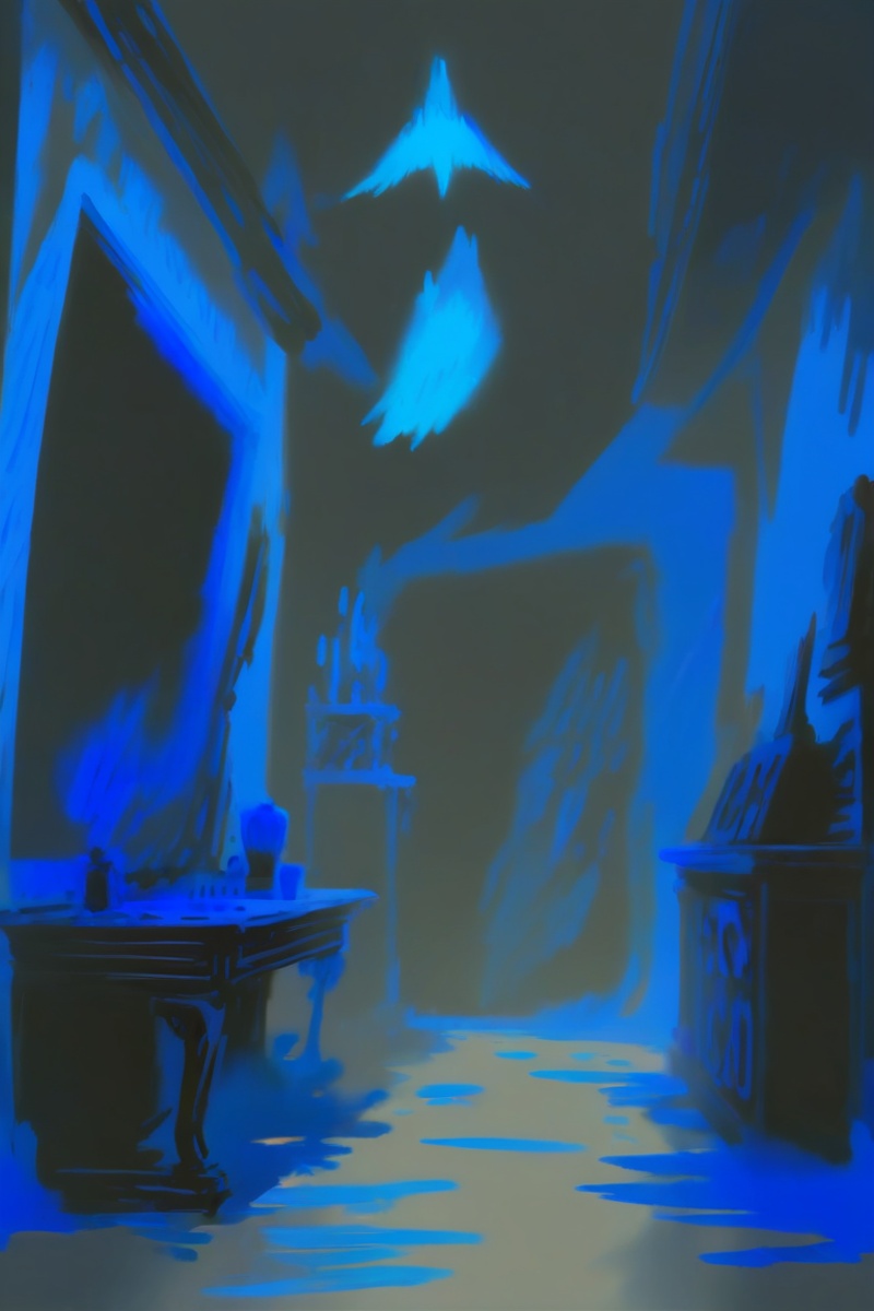 lineart,  blue oil pastel sketch on simple background,  anime style on Tensor.Art