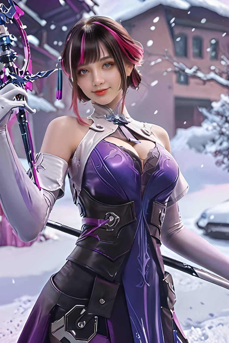 1girl,  solo,  breasts on Tensor.Art