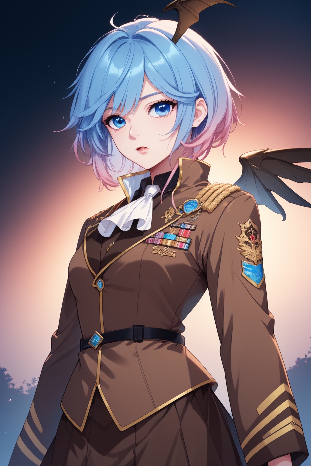 1girl,  solo,  blue eyes on Tensor.Art