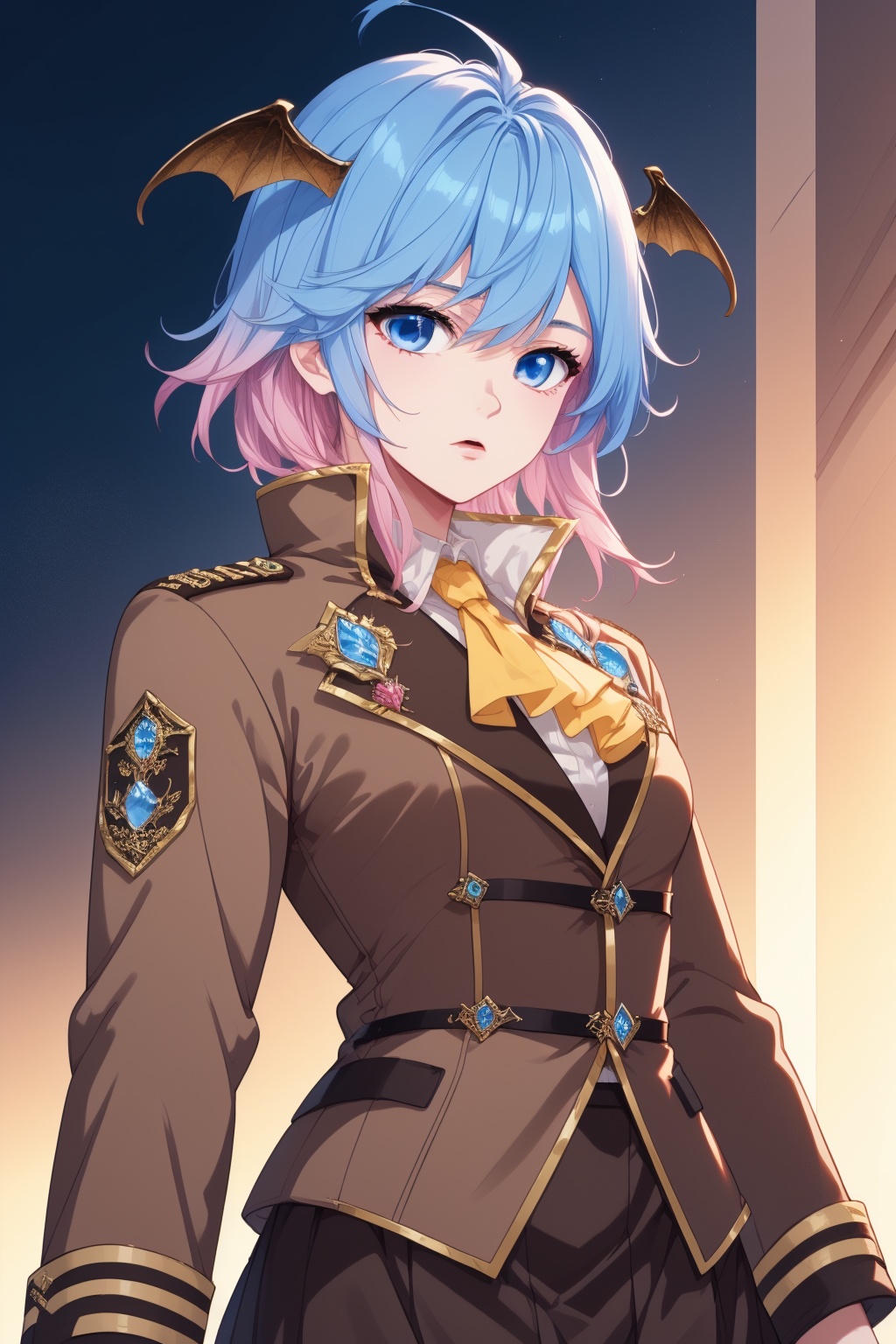 1girl,  solo,  blue eyes on Tensor.Art