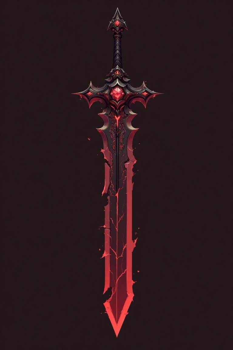 At the heart of battlefields long since turned to ash,  where echoes of war still haunt the wind,  lies a blade of both di...