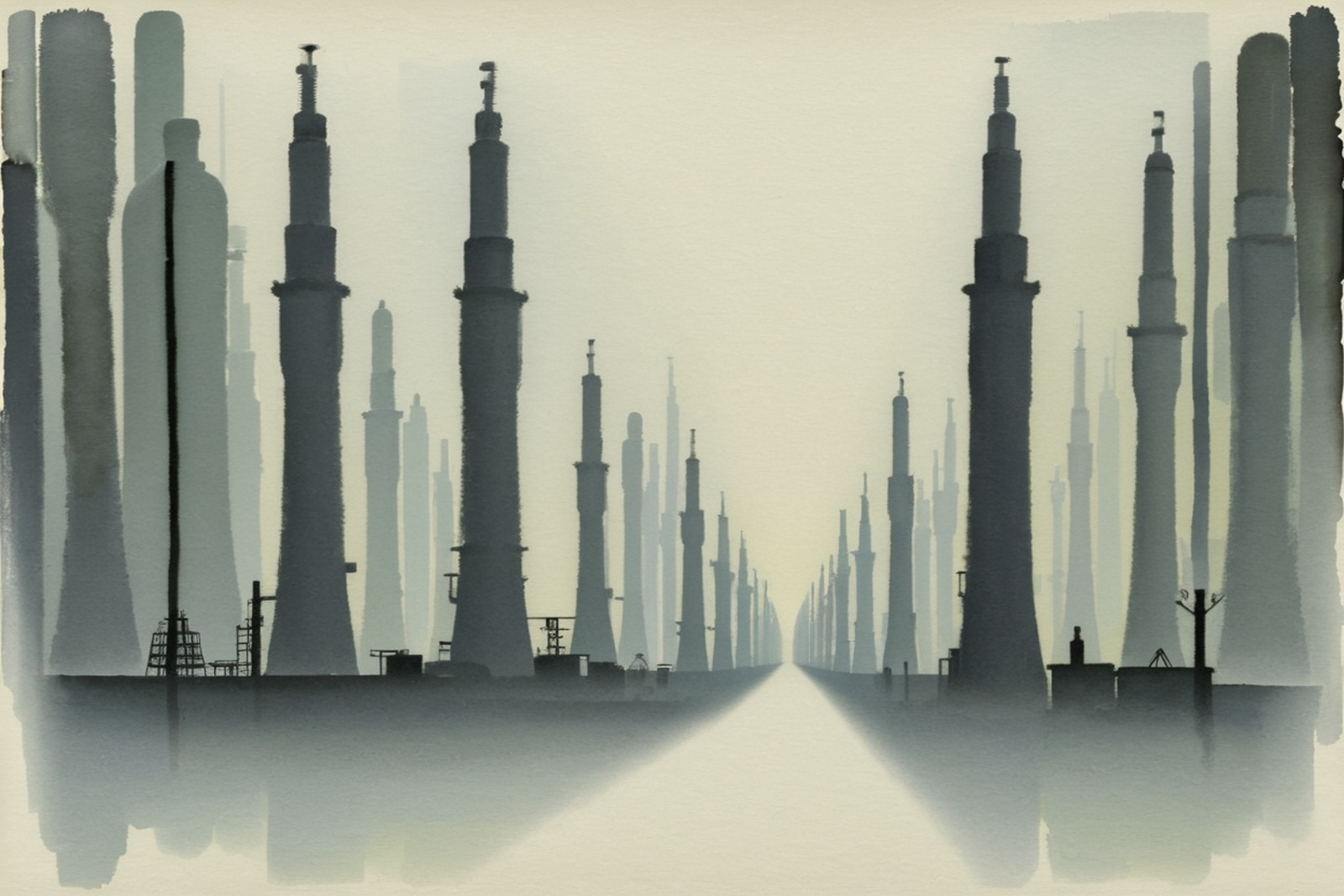 noon,  scenery,  in a dreamy Oxygen Production Plants on Tensor.Art