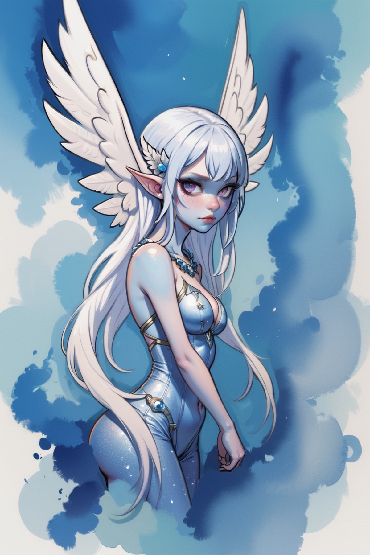 Lunar Cusp Observation Sites1girl,  woman,  succubus on Tensor.Art