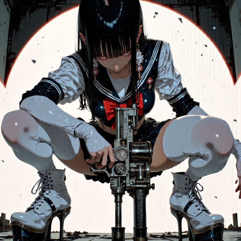 (Ultra-detailed digital art masterpiece,  retro 90s aesthetic,  inspired by Yoshiaki Kawajiri on Tensor.Art
